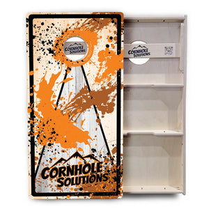 Paint Splatter Cornhole Boards - Professional Tournament Series by Cornhole Solutions, custom cornhole board detail photo 16