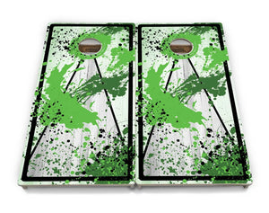 Paint Splatter Cornhole Boards - Professional Tournament Series by Cornhole Solutions, custom cornhole board detail photo 3