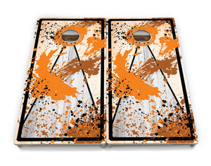 Paint Splatter Cornhole Boards - Professional Tournament Series by Cornhole Solutions, custom cornhole board detail photo 5