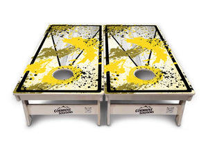 Paint Splatter Cornhole Boards - Professional Tournament Series by Cornhole Solutions, custom cornhole board detail photo 25