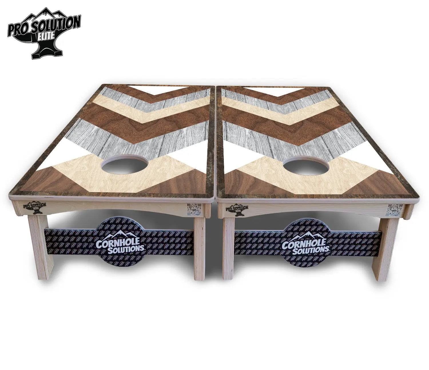 Pallet Wood Cornhole Board - Pro Solution Elite Series by Cornhole Solutions, custom cornhole board detail photo 3
