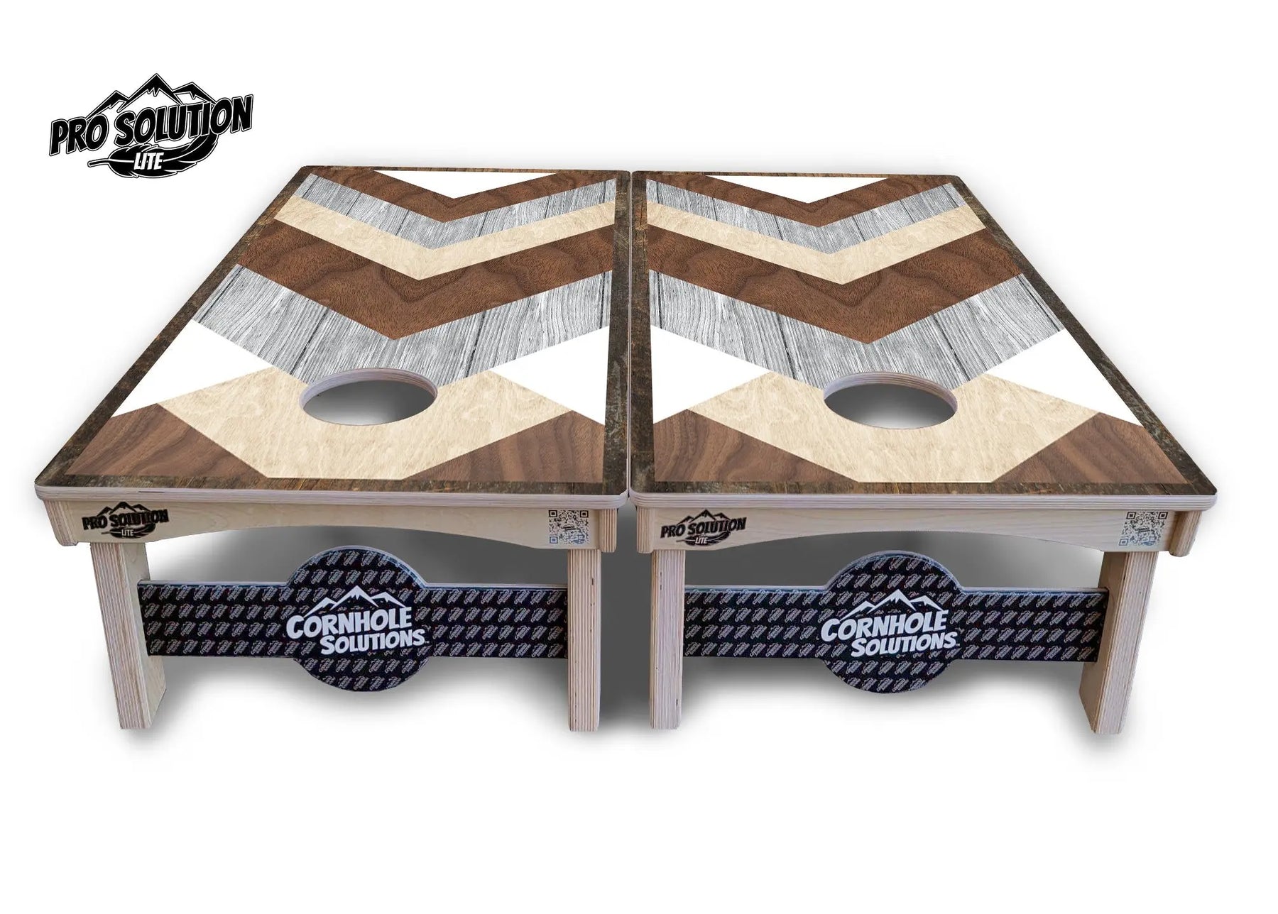 Pallet Wood Cornhole Boards - Pro Solution Lite Series by Cornhole Solutions, custom cornhole board detail photo 2