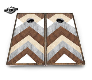 Pallet Wood Cornhole Boards - Pro Solution Lite Series by Cornhole Solutions, custom cornhole board detail photo 3