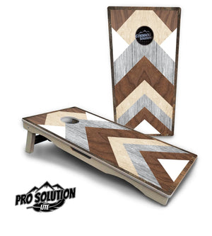 Pallet Wood Cornhole Boards - Pro Solution Lite Series by Cornhole Solutions, custom cornhole board detail photo 4