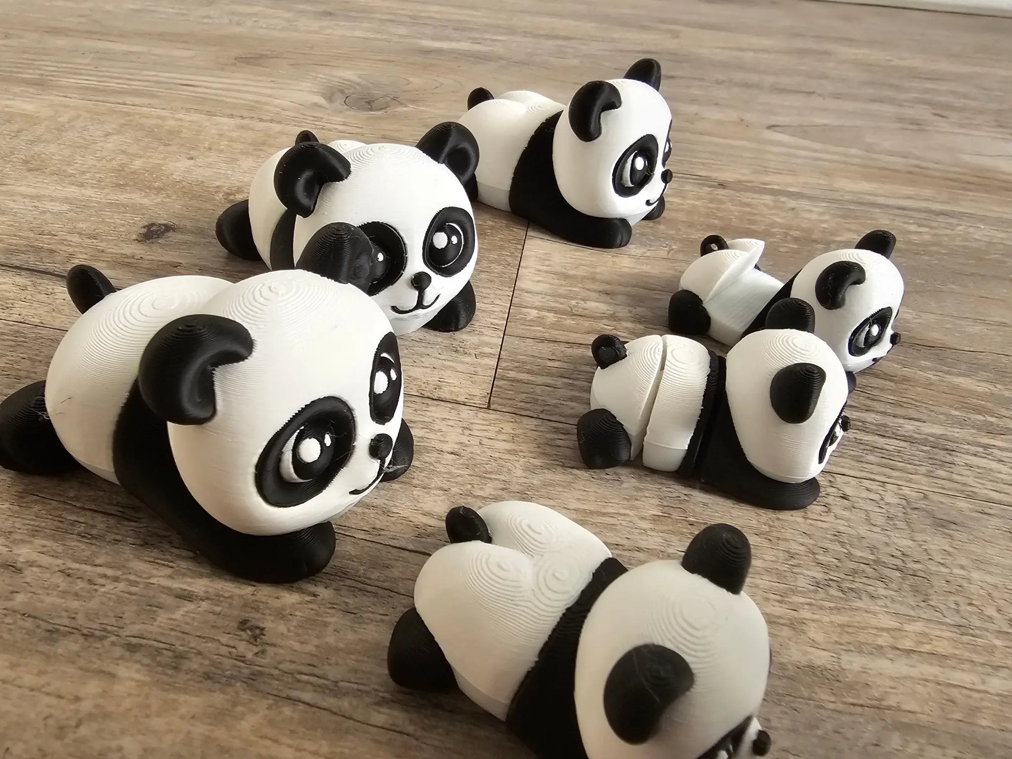 Panda Family Fidget Set – 6-Piece Bundle with Phone Holder | ADHD Sensory Desk Toy Collection by The Tween Space, Southern home decor main product photo