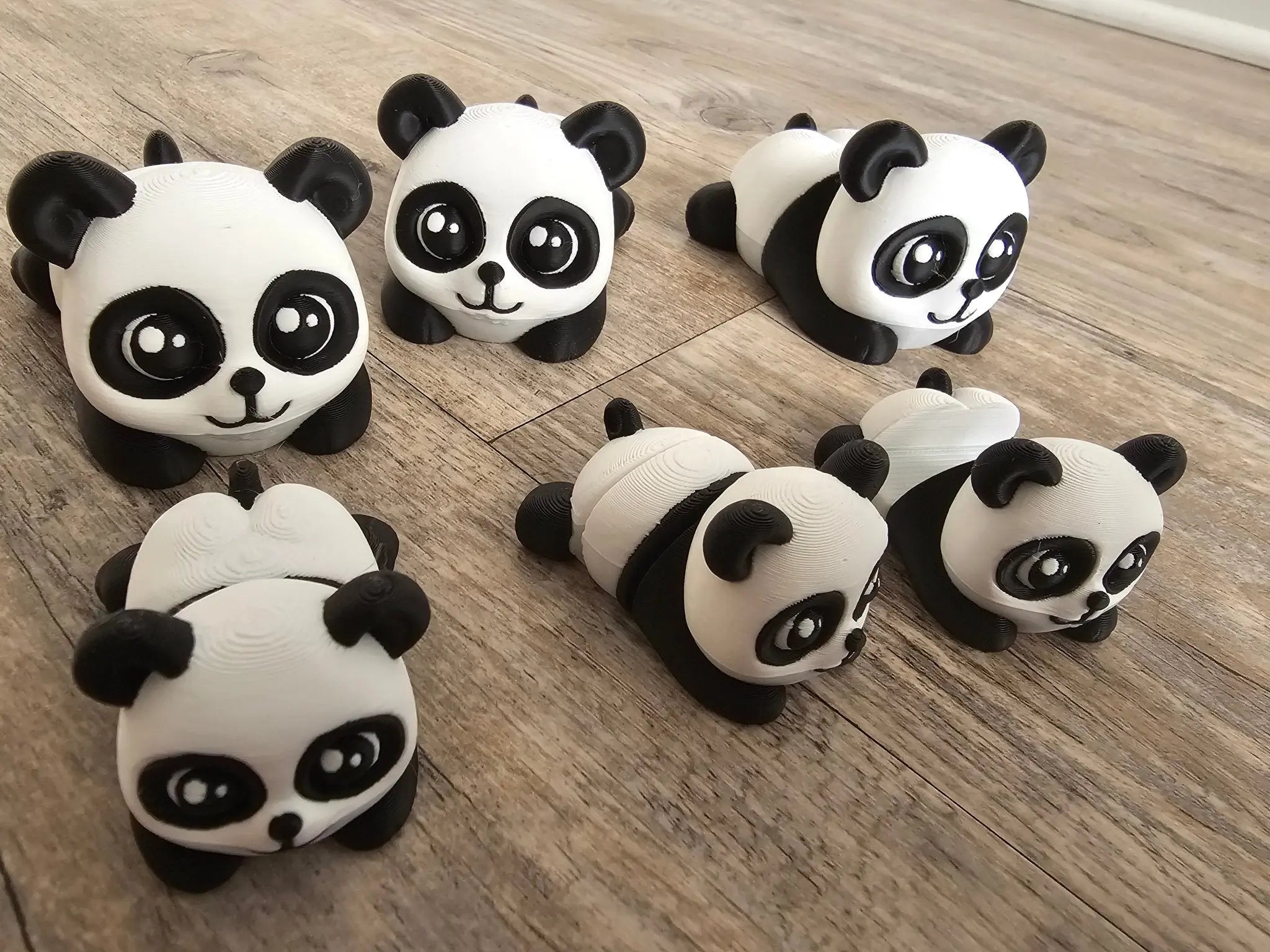 Panda Family Fidget Set – 6-Piece Bundle with Phone Holder | ADHD Sensory Desk Toy Collection by The Tween Space, Southern home decor detail photo 2