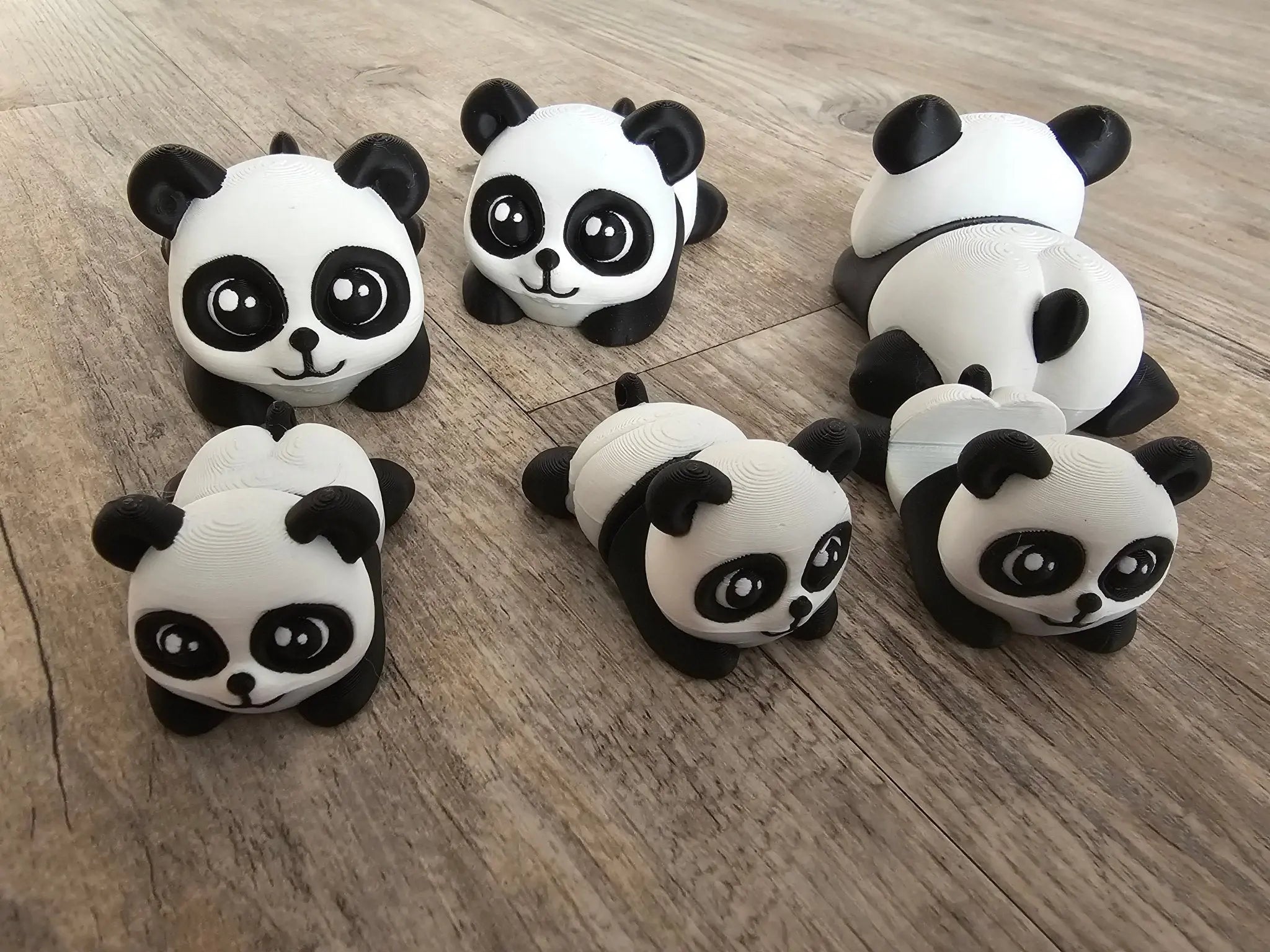 Panda Family Fidget Set – 6-Piece Bundle with Phone Holder | ADHD Sensory Desk Toy Collection by The Tween Space, Southern home decor detail photo 3