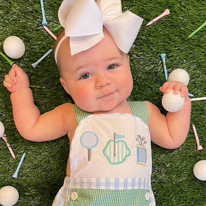 Par-Tee Golf Sunsuit by Seven Lantern Lane, Southern lifestyle apparel detail photo 10