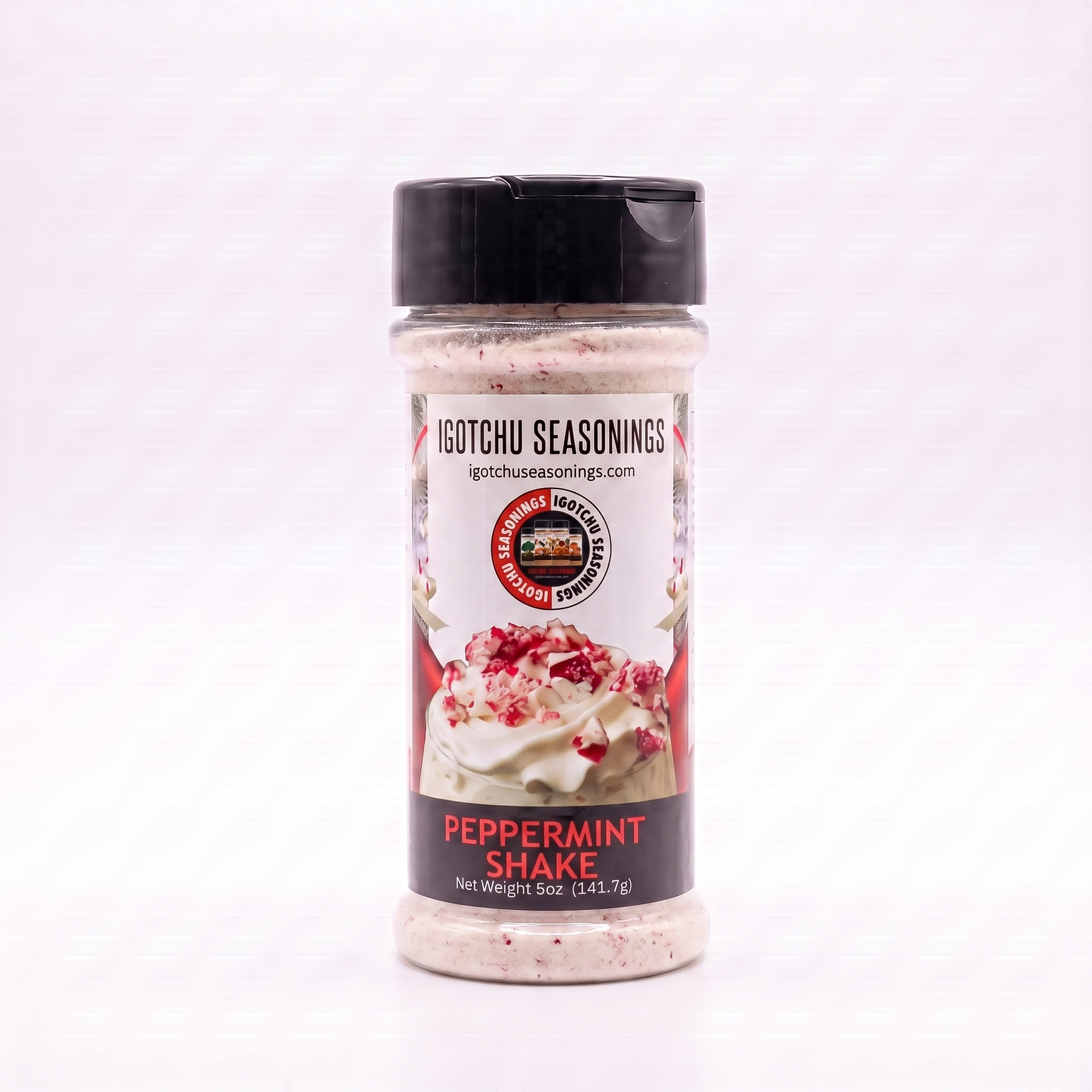 Peppermint Shake 5.5 oz Holiday Limited Edition by Igotchu Seasonings