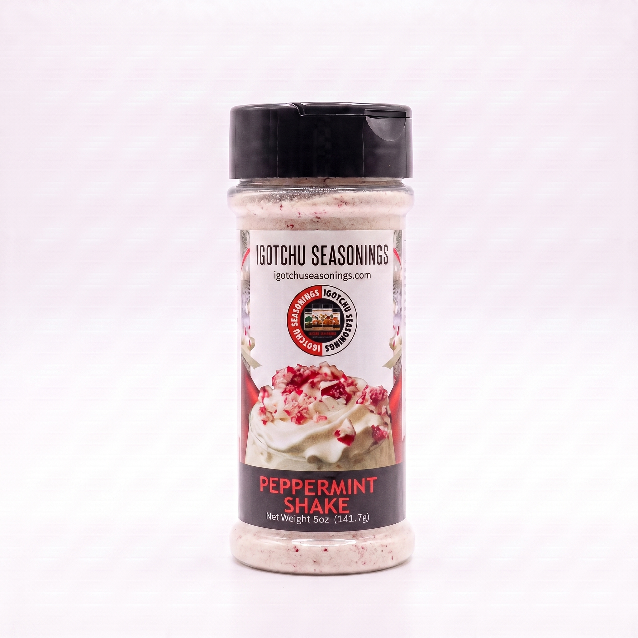 Peppermint Shake 5.5 oz Holiday Limited Edition by Igotchu Seasonings