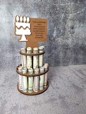Personalized Birthday Money Holder by EverLee Creations, Southern home decor detail photo 2