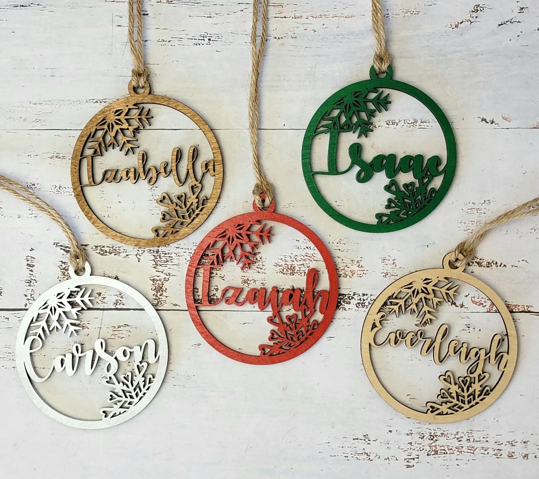 Personalized Christmas Ornaments by EverLee Creations, Southern home decor main product photo