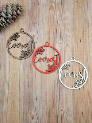 Personalized Christmas Ornaments by EverLee Creations, Southern home decor detail photo 2