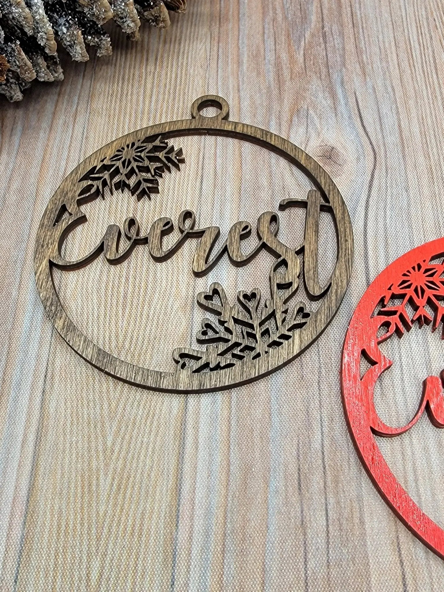 Personalized Christmas Ornaments by EverLee Creations, Southern home decor detail photo 4