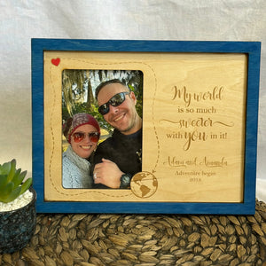 Personalized Couple Frame by Poor Hog Customs, Southern home decor detail photo 3
