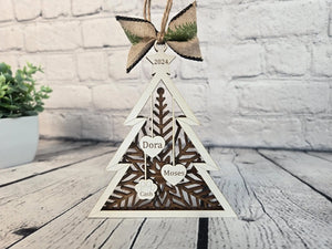 Personalized Family Tree Ornament by EverLee Creations, Southern home decor main product photo