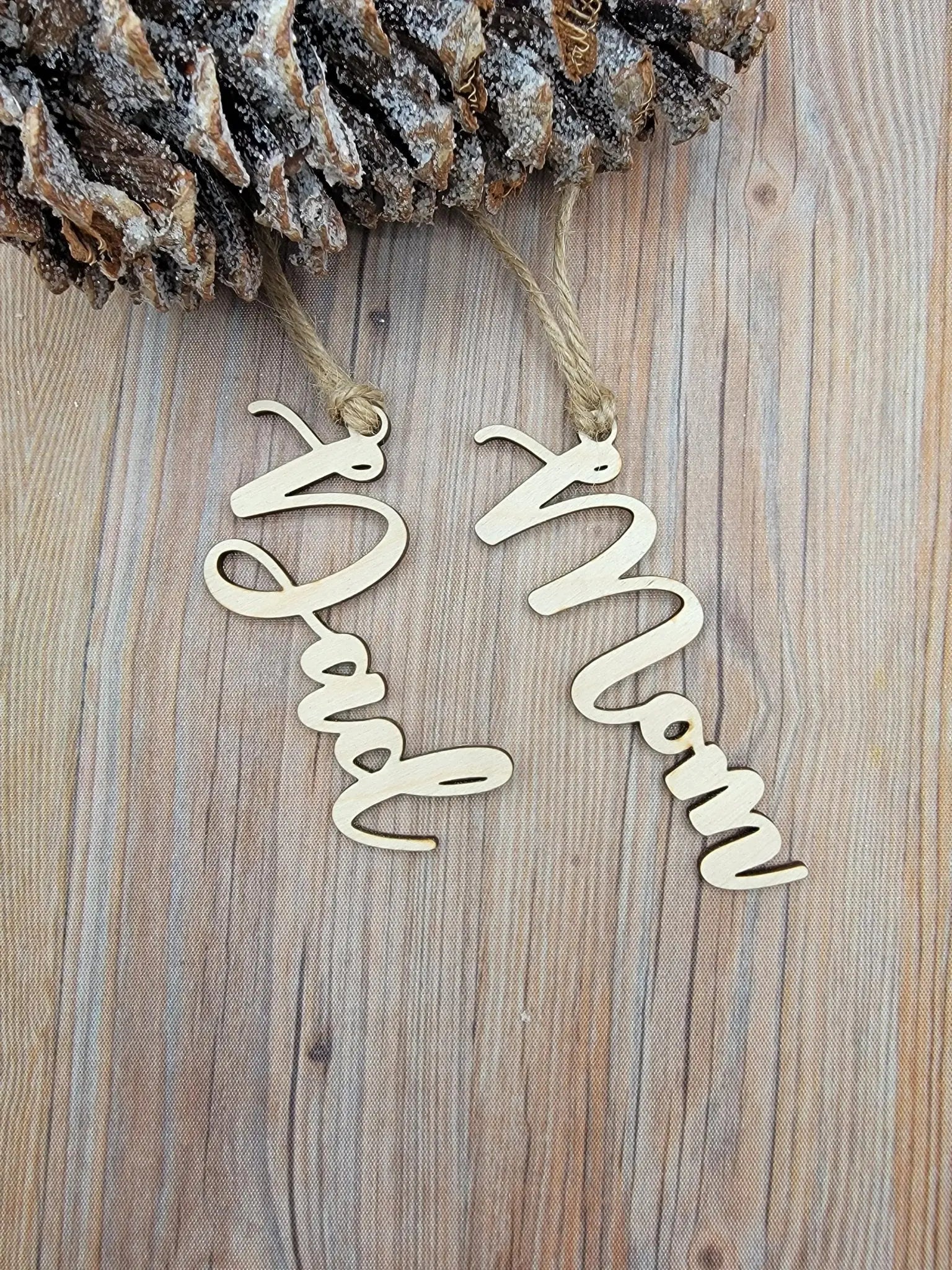 Personalized Name Stocking Tag by EverLee Creations, ornament detail photo 3