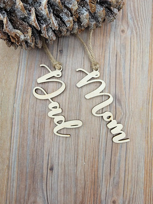 Personalized Name Stocking Tag by EverLee Creations, ornament detail photo 3