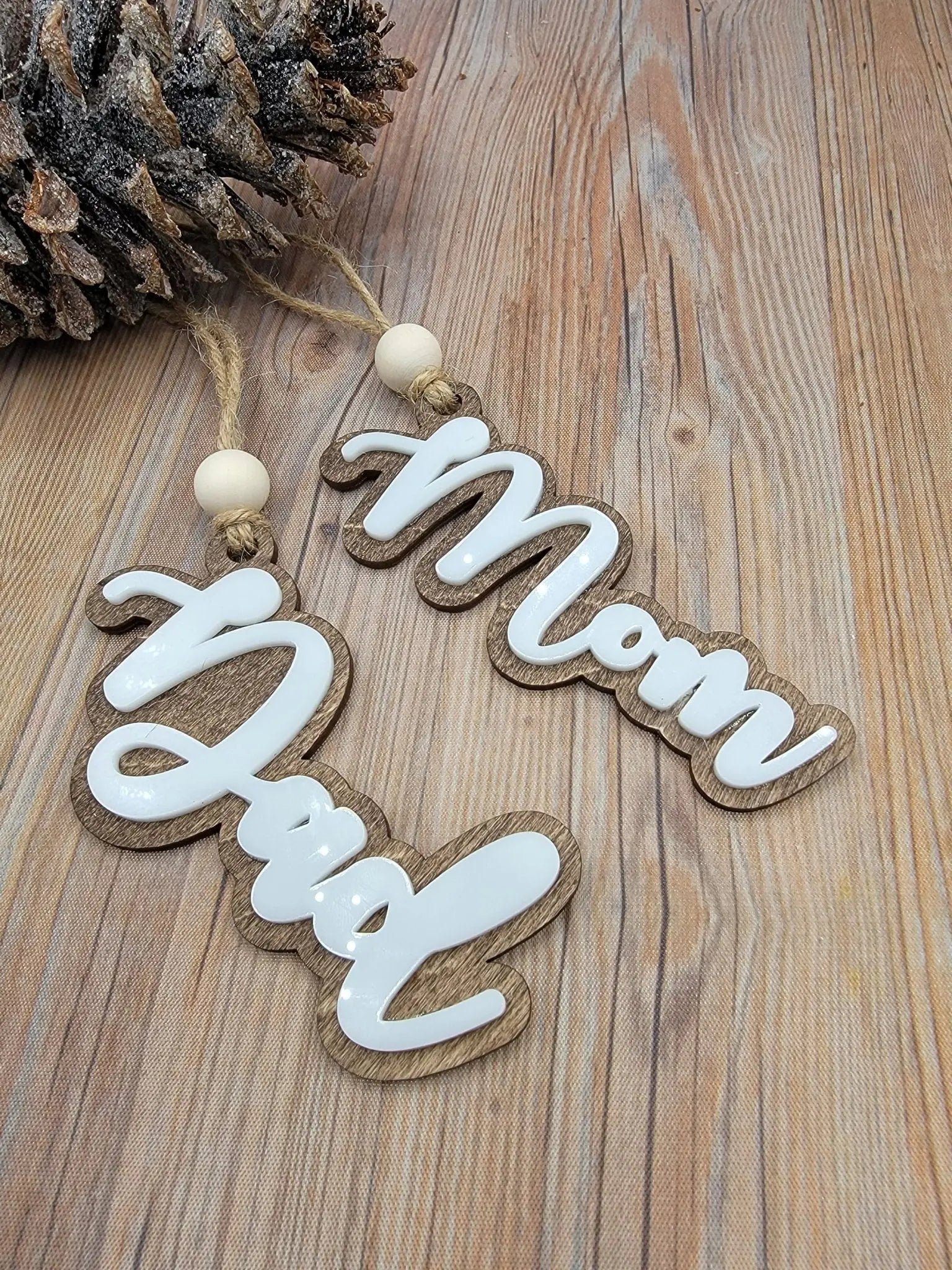 Personalized Stocking Tag Ornament,Personalized Christmas Stocking Tag- Family Names by EverLee Creations, Southern home decor main product photo