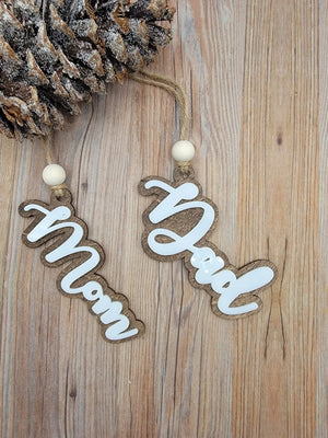 Personalized Stocking Tag Ornament,Personalized Christmas Stocking Tag- Family Names by EverLee Creations, Southern home decor detail photo 5