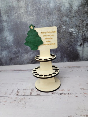 Personalized Tiered Christmas Money Cake by EverLee Creations, greeting & note cards detail photo 10
