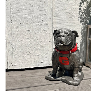 Georgia Bulldogs Pewter Finish UGA Mascot Statue alternate view 5
