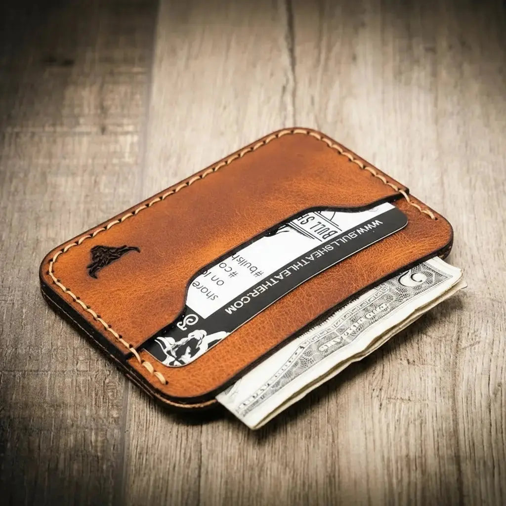 Pflugerville Card Wallet by Bull Sheath Leather, paper gift detail photo 13