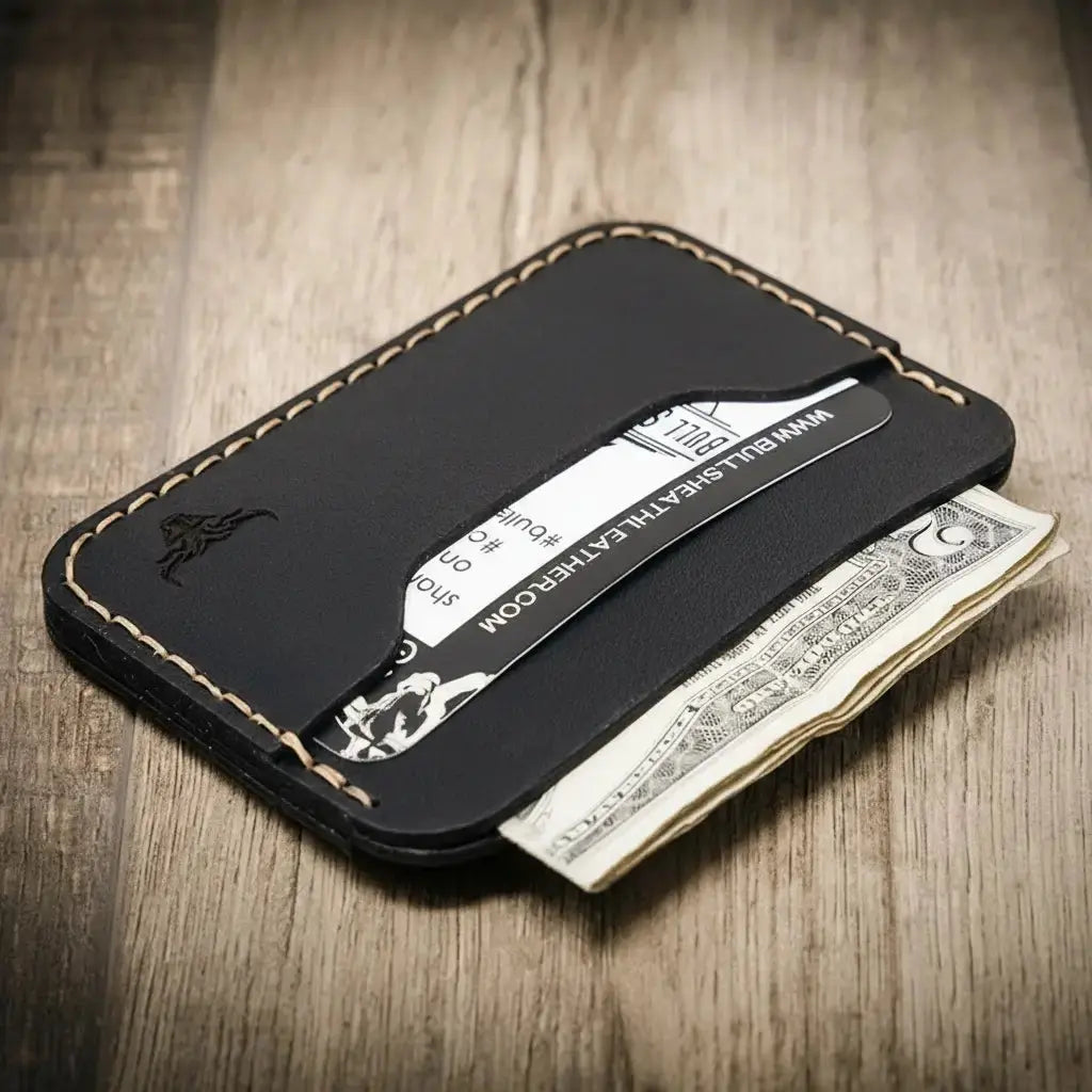 Pflugerville Card Wallet by Bull Sheath Leather, paper gift detail photo 17