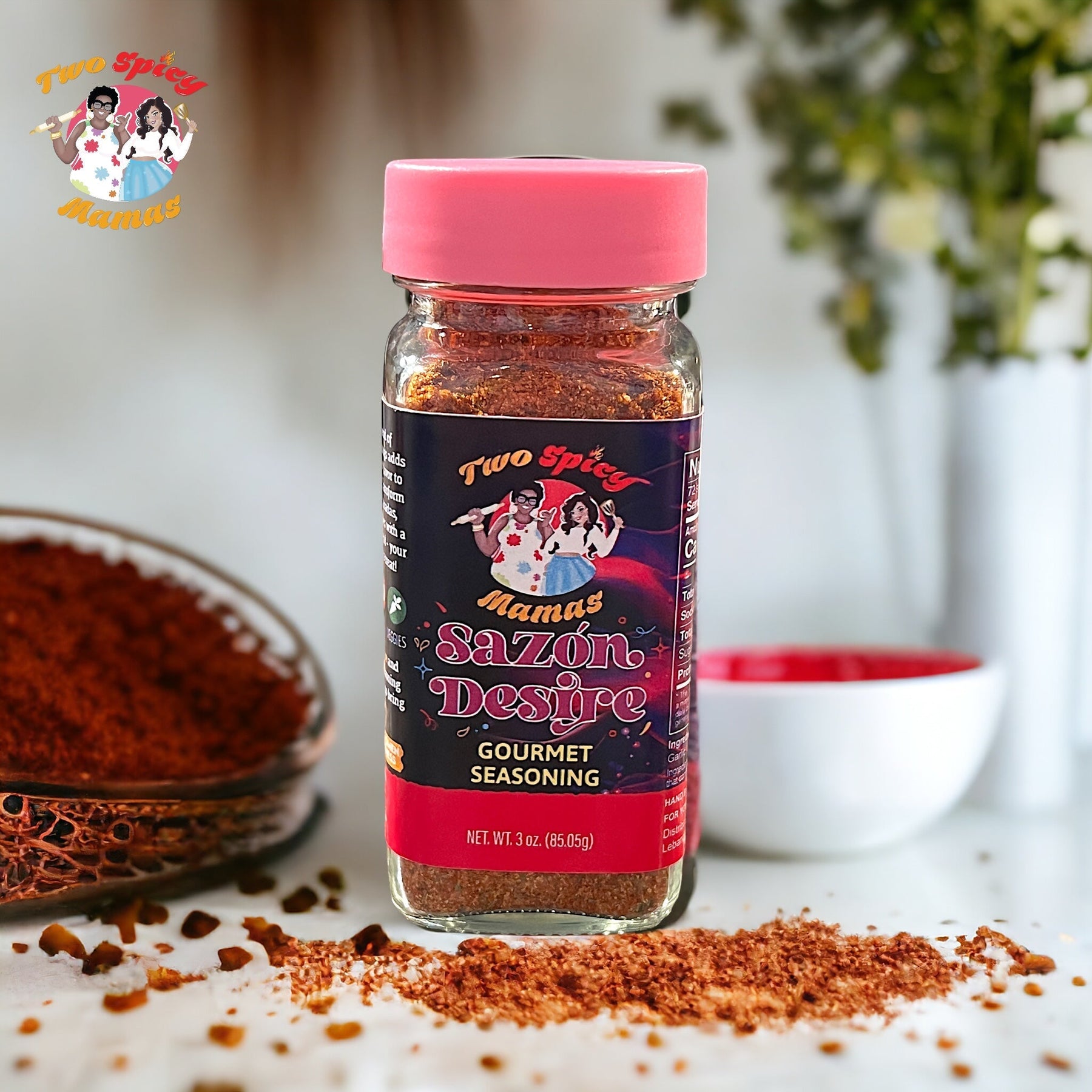 Sazón Desire Gourmet Seasoning by Two Spicy Mamas, Southern food gift main product photo