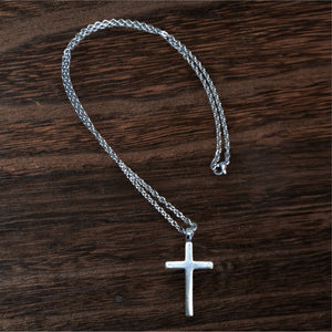 FAITH Classic Cross Necklace - Sterling Silver by Forged By Fire — view 7 of 14