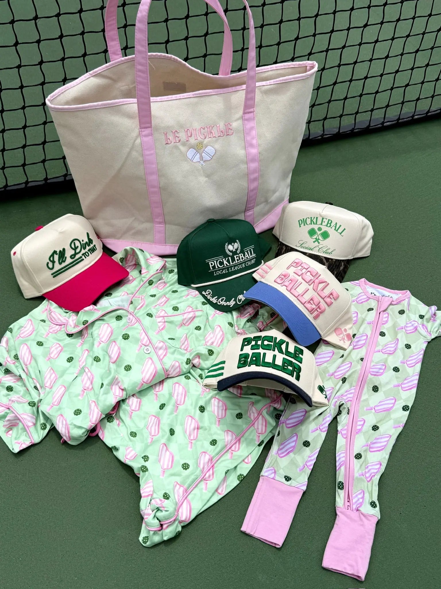 Pickleball - Short Pajama Set by KenzKustomz, Southern food gift detail photo 6