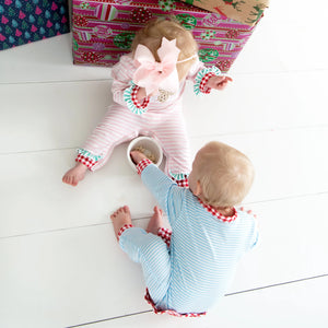 Pink Cookies For Santa Romper by Seven Lantern Lane, Southern lifestyle apparel detail photo 11