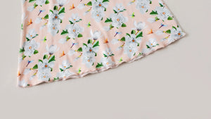 Pink Magnolia Organic Cotton Play Dress by Nola Tawk, Southern lifestyle apparel detail photo 3