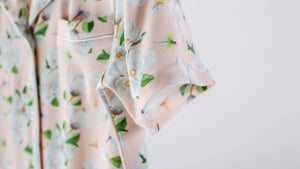 Pink Magnolia Women's Organic Cotton Pajama by Nola Tawk, Southern food gift detail photo 6