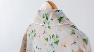 Pink Magnolia Women's Organic Cotton Pajama by Nola Tawk, Southern food gift detail photo 9
