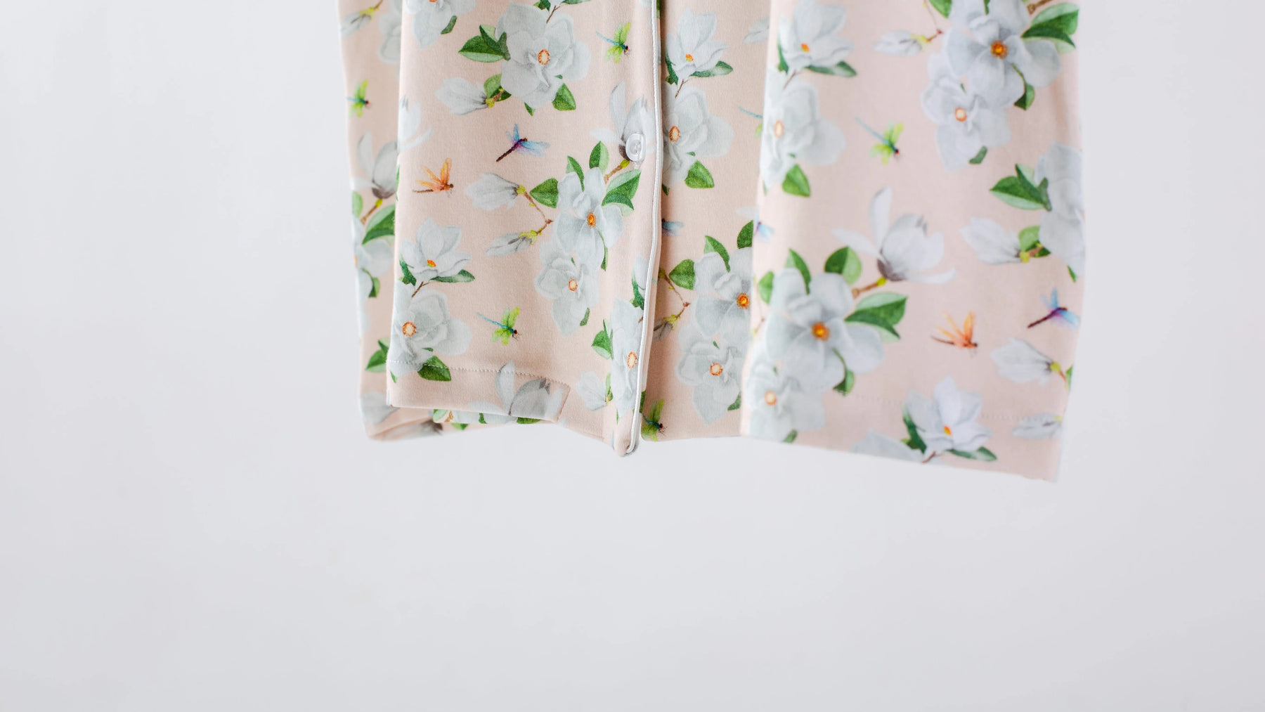 Pink Magnolia Women's Organic Cotton Pajama by Nola Tawk, Southern food gift detail photo 10