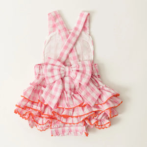 Pink Pumpkin Bubble by Seven Lantern Lane, children's boutique clothing detail photo 9