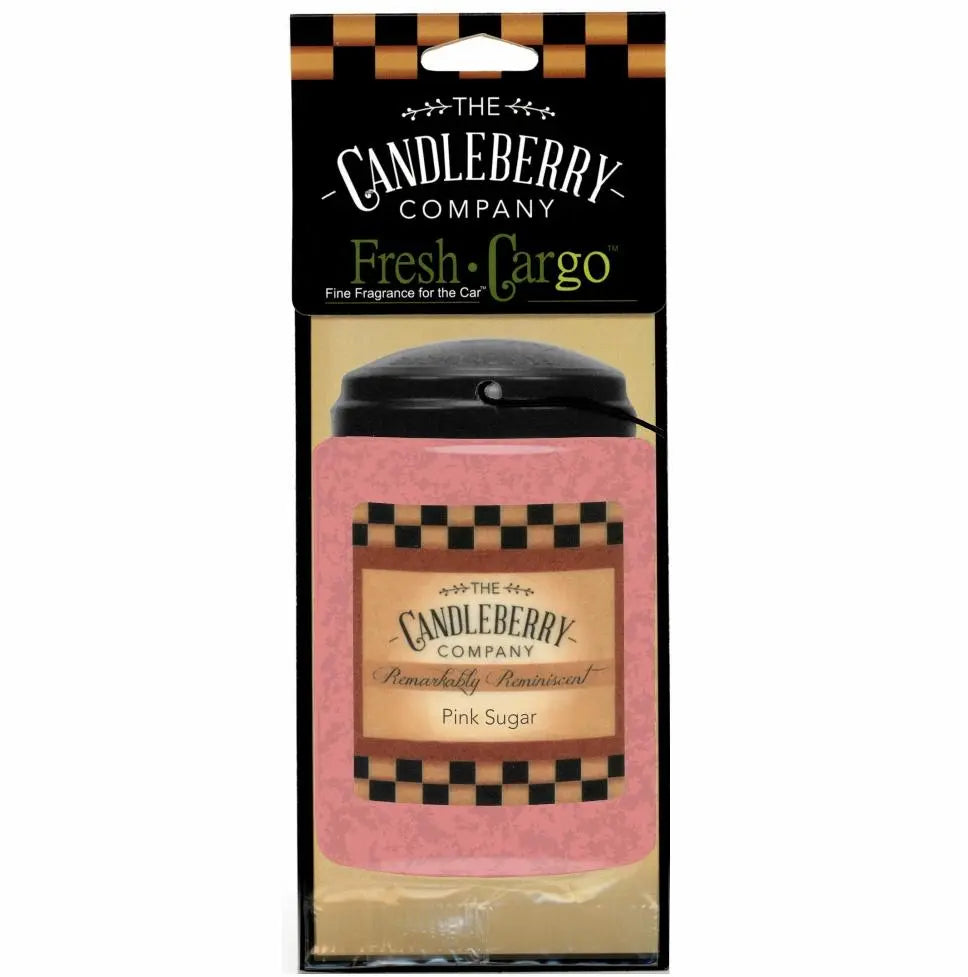 Pink Sugar™- "Fresh Cargo"®, Scent for the Car (2-PACK) (Collective) by The Candleberry® Candle Company, scented candle main product photo