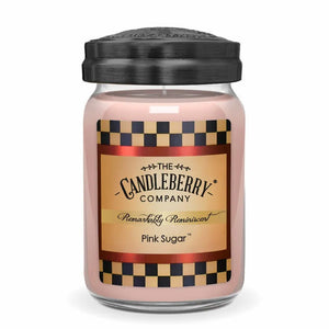 Pink Sugar™, Large Jar Candle (Collective) by The Candleberry® Candle Company, scented candle main product photo