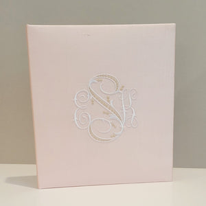 Baby Memory Book - Pink Shantung (NO Bow) by AP Creations in Tuscaloosa, paper gift detail photo 2