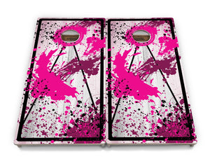 Paint Splatter Cornhole Boards - Professional Tournament Series
