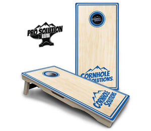 Pinstripe CS Logo Cornhole Boards - Pro Solution Elite Series by Cornhole Solutions, custom cornhole board detail photo 7