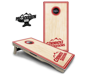 Pinstripe CS Logo Cornhole Boards - Pro Solution Elite Series by Cornhole Solutions, custom cornhole board detail photo 19