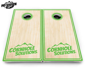 Pinstripe CS Logo Cornhole Boards - Pro Solution Lite Series by Cornhole Solutions, custom cornhole board detail photo 9