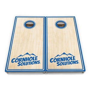 Pinstripe CS Logo Cornhole Boards - Professional Tournament Series by Cornhole Solutions, custom cornhole board main product photo