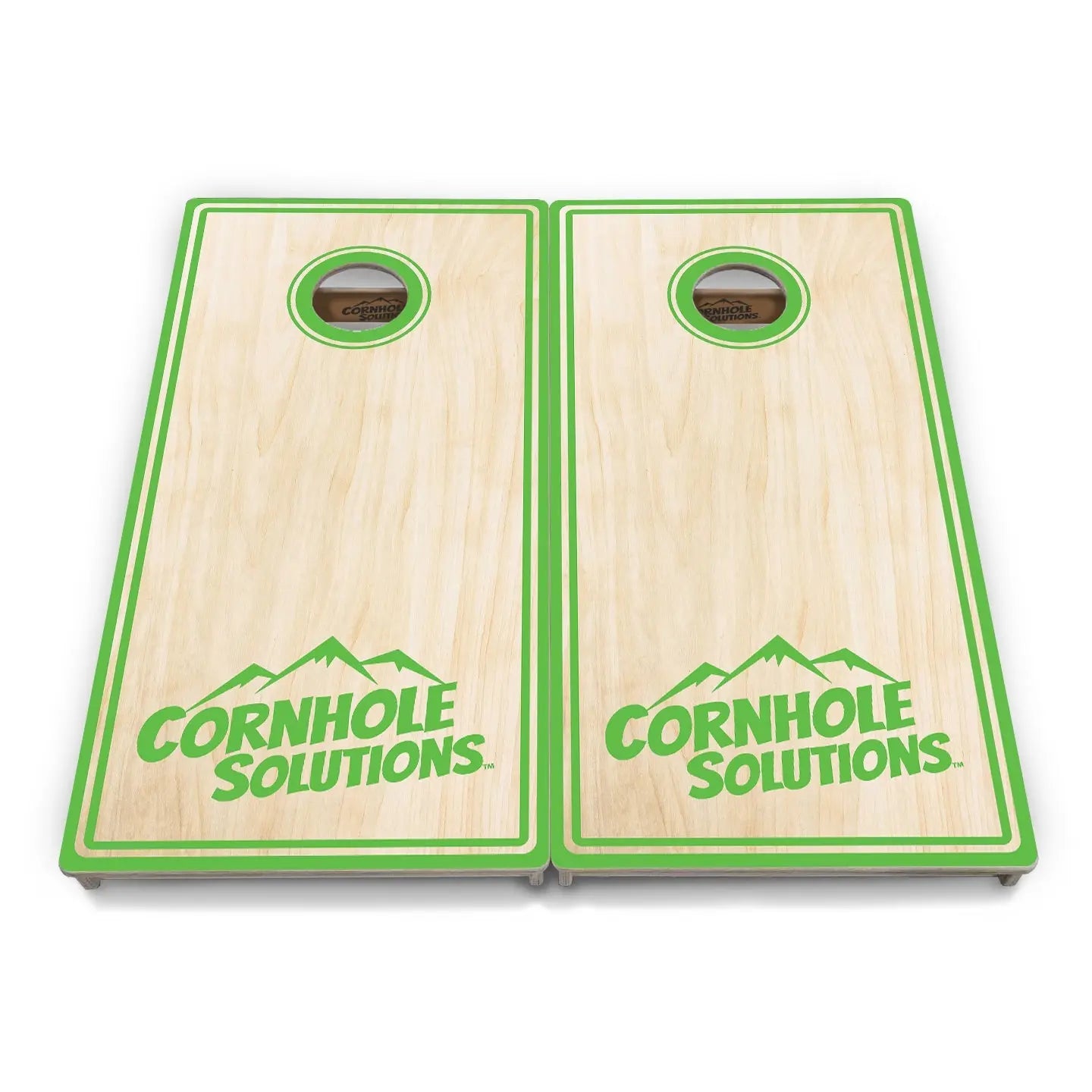 Pinstripe CS Logo Cornhole Boards - Professional Tournament Series by Cornhole Solutions, custom cornhole board detail photo 7