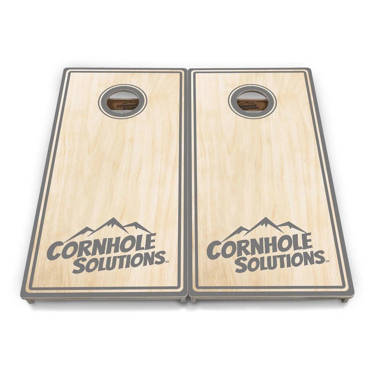 Pinstripe CS Logo Cornhole Boards - Professional Tournament Series by Cornhole Solutions, custom cornhole board detail photo 8