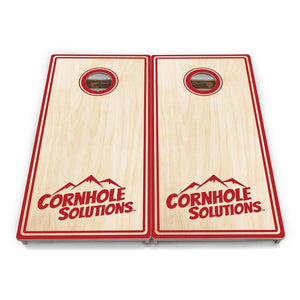 Pinstripe CS Logo Cornhole Boards - Professional Tournament Series by Cornhole Solutions, custom cornhole board detail photo 12
