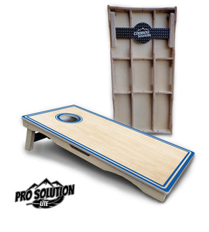 Pinstripe Cornhole Boards - Pro Solution Lite Series by Cornhole Solutions, custom cornhole board main product photo