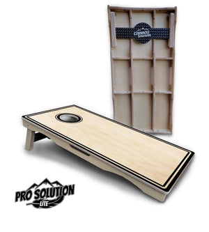 Pinstripe Cornhole Boards - Pro Solution Lite Series by Cornhole Solutions, custom cornhole board detail photo 3